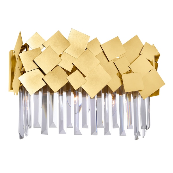 Cwi Lighting Panache 3 Light Vanity Light With Medallion Gold Finish 1100W18-3-169 - main